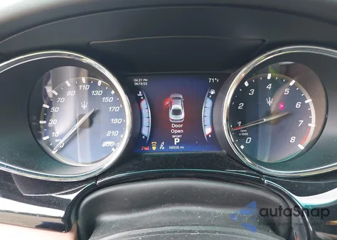 2015 Maserati Quattroporte Gts from USA, damaged, VIN ZAM56PPA5F1141415